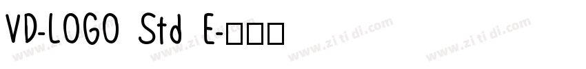 VD-LOGO Std E字体转换